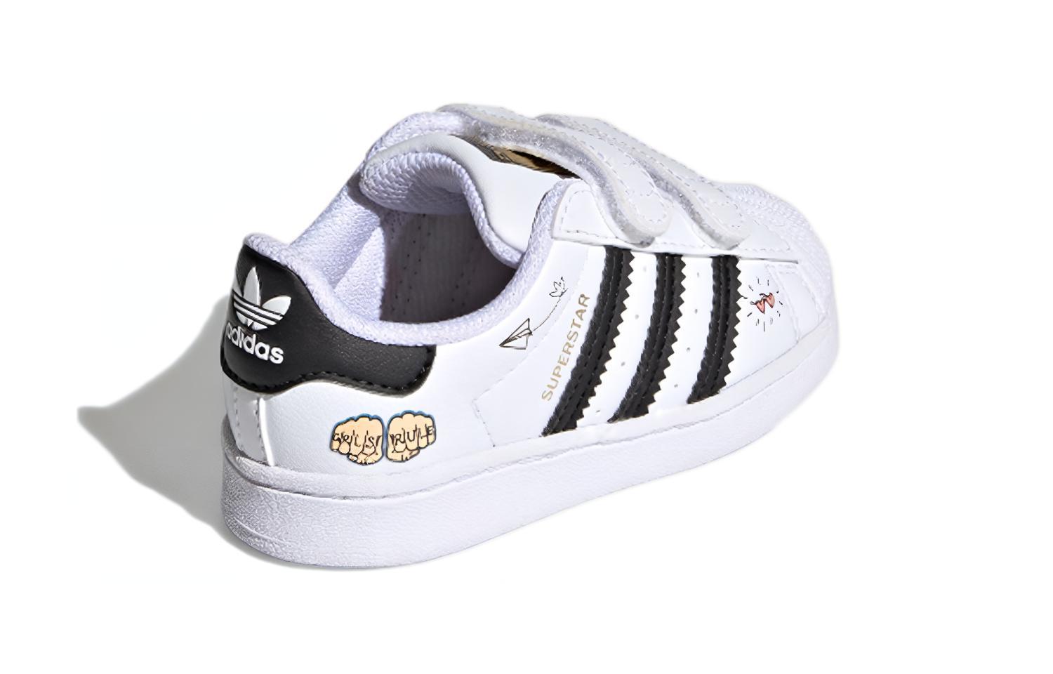 Shop (TD) adidas Superstar 'Girls Rule - Putih' FZ0619