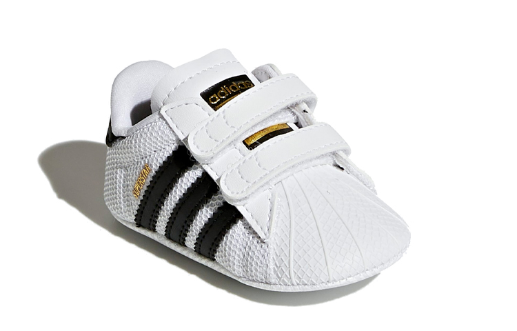 Lookbook 【TD嬰幼兒】adidas originals Superstar 魔術貼休閒板鞋 黑白金