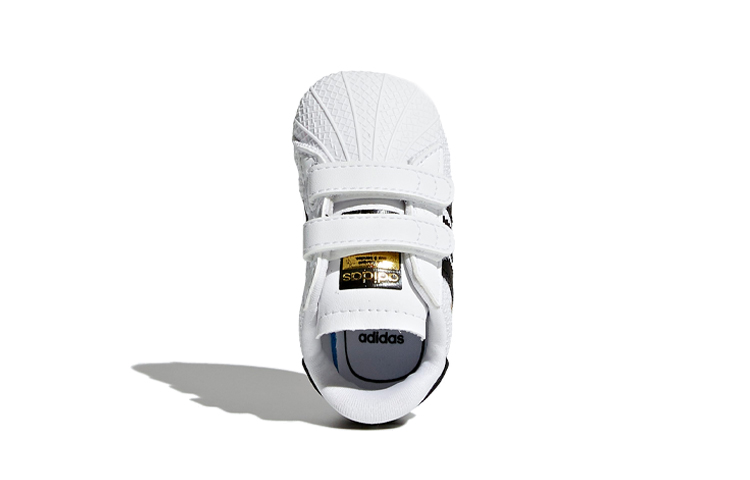 Purchase 【TD嬰幼兒】adidas originals Superstar 魔術貼休閒板鞋 黑白金