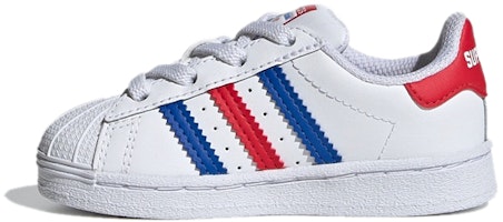 【TD嬰幼兒】adidas originals Superstar El I 白藍紅 Buy 【TD嬰幼兒】adidas originals Superstar El I 白藍紅