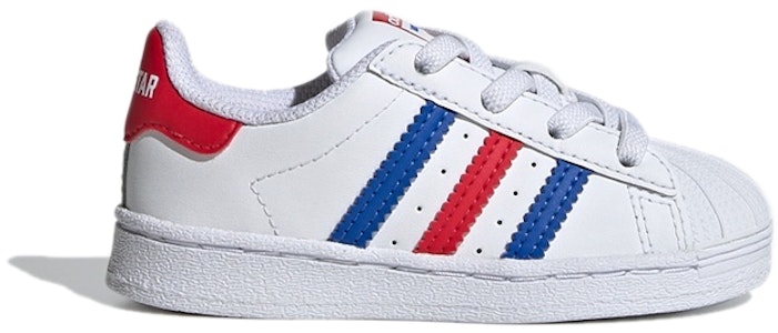 【TD嬰幼兒】adidas originals Superstar El I 白藍紅 Order 【TD嬰幼兒】adidas originals Superstar El I 白藍紅