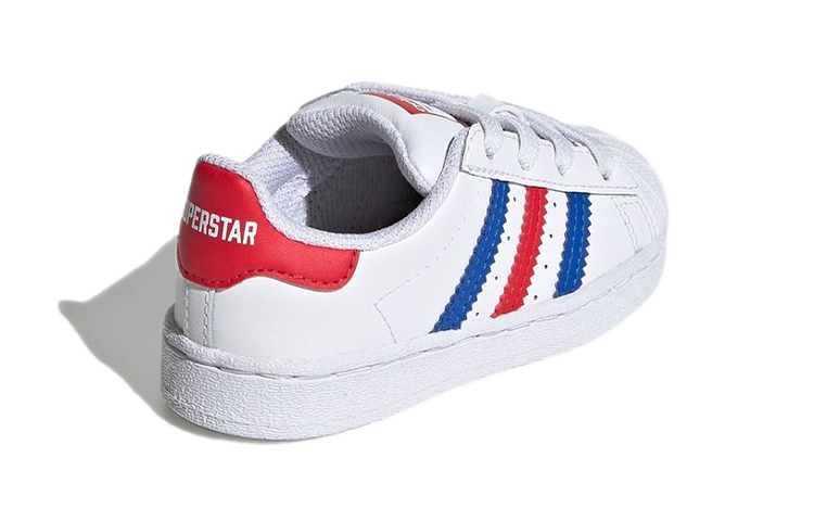 Shop 【TD嬰幼兒】adidas originals Superstar El I 白藍紅