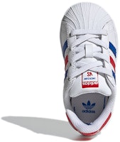 【TD嬰幼兒】adidas originals Superstar El I 白藍紅 Purchase 【TD嬰幼兒】adidas originals Superstar El I 白藍紅