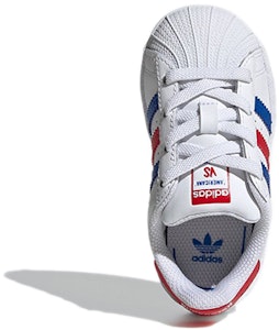 【TD嬰幼兒】adidas originals Superstar El I 白藍紅 Purchase 【TD嬰幼兒】adidas originals Superstar El I 白藍紅