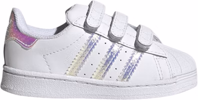 (Toddler) adidas Superstar J 'White Iridescent' FV3657 (Toddler) adidas Superstar J 'White Iridescent' FV3657