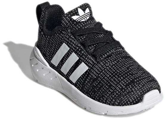 (Toddler) adidas Swift Run 22 'Black White' GW8184 Lookbook (Toddler) adidas Swift Run 22 'Black White' GW8184