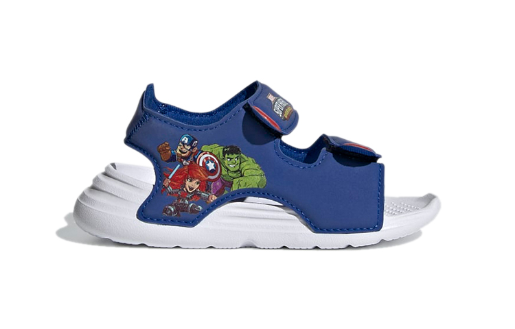 Order (TD) adidas Swim Blauwe Sandalen ''Blauw Rood Wit'' FY8958