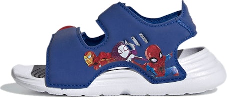 (Toddler) adidas Swim Blue Sandals 'Blue Red White' FY8958 (Toddler) adidas Swim Blue Sandals 'Blue Red White' FY8958