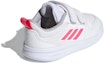 Shop (TD) adidas Tensaur Kasut Putih/Merah Jambu S24059