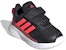 (TD) adidas Tensaur Run I 'Hitam Signal Pink' FW4137