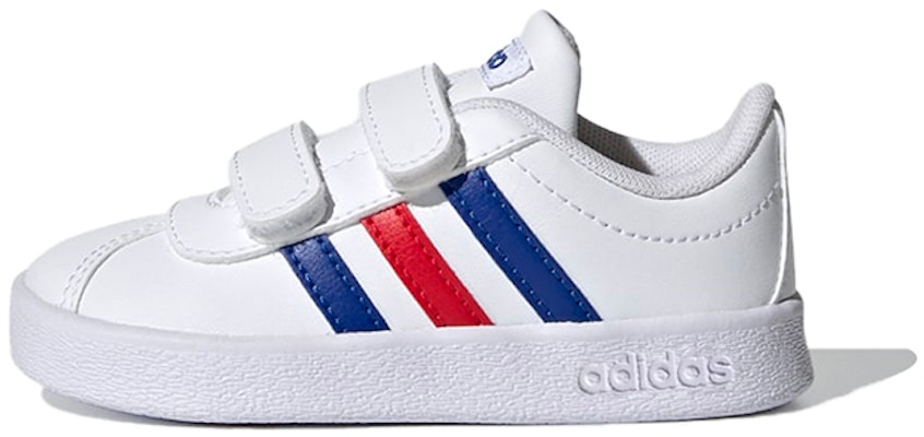 (Toddler) adidas VL Court 2.0 'White Royal Blue Vivid Red' FY9275 Buy (Toddler) adidas VL Court 2.0 'White Royal Blue Vivid Red' FY9275
