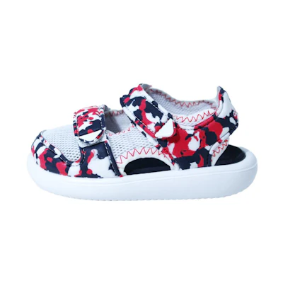 (TD) adidas Water Sandal 'White Red Black'