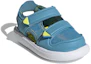 Lookbook (TD) Sandales adidas Water CT I Bleu Jaune Blanc ''Bleu Jaune Blanc'' FY8051