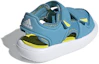 Shop (TD) Sandales adidas Water CT I Bleu Jaune Blanc ''Bleu Jaune Blanc'' FY8051