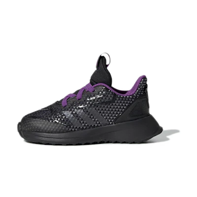 (TD) adidas Marvel Black Panther RapidaRun Shoes 'Core Black Night Metallic Active Purple'