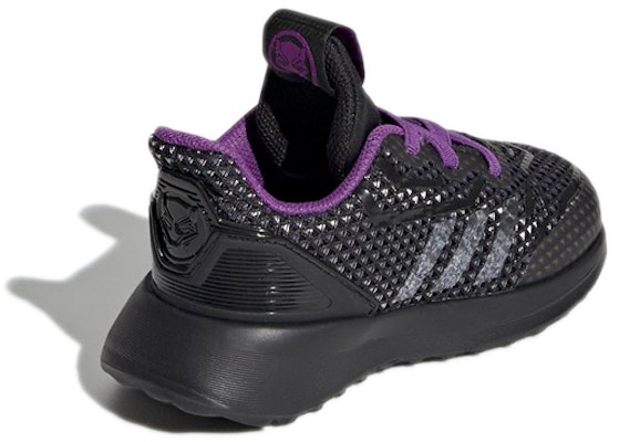 (TD) adidas x Marvel Black Panther RapidaRun 'Hitam Metalik Ungu' Kasut G27552 Shop (TD) adidas x Marvel Black Panther RapidaRun 'Hitam Metalik Ungu' Kasut G27552