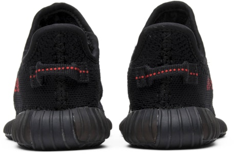 (TD) adidas Yeezy Boost 350 V2 'Bred' Hitam Merah BB6372 Details for (TD) adidas Yeezy Boost 350 V2 'Bred' Hitam Merah BB6372