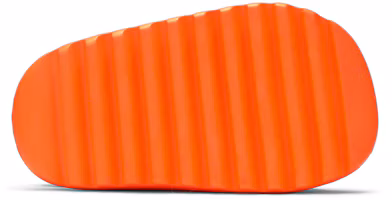 Shop (幼童) adidas Yeezy 拖鞋 'Enflame Orange' GZ0955