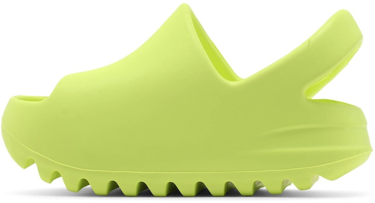 (TD) adidas Yeezy Slides 'Glow Green' Hijau Neon GX6140 Lookbook (TD) adidas Yeezy Slides 'Glow Green' Hijau Neon GX6140