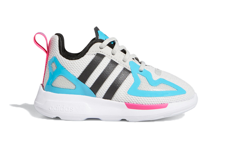 Order (TD) adidas ZX 2K Flux 'Putih Signal Cyan' FW2379