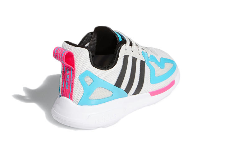 Shop (TD) adidas ZX 2K Flux ''Bianco Signal Cyan'' FW2379