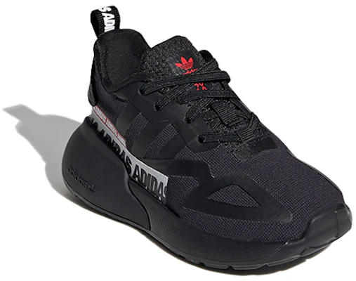 (TD) 阿迪达斯 ZX 2K J '字标后跟条纹' FY2635 Lookbook (TD) 阿迪达斯 ZX 2K J '字标后跟条纹' FY2635