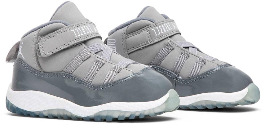 (TD) Air Jordan 11 Retro 'Gris Cool' 378040-001 Cheap (TD) Air Jordan 11 Retro 'Gris Cool' 378040-001