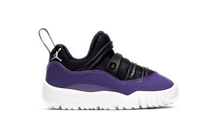 Order （幼兒）Air Jordan 11 復刻 小版彈性鞋 '黑紫' BQ7102-005