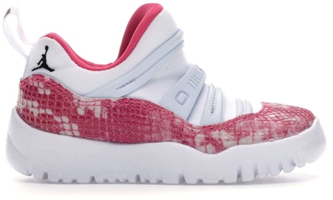 Toddler Air Jordan 11 Retro Little Flex Pink Snakeskin BQ7104 106