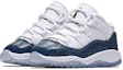 Lookbook (Anak Kecil) Air Jordan 11 Retro Low 'Navy Snakeskin' 2019 CD6849-102