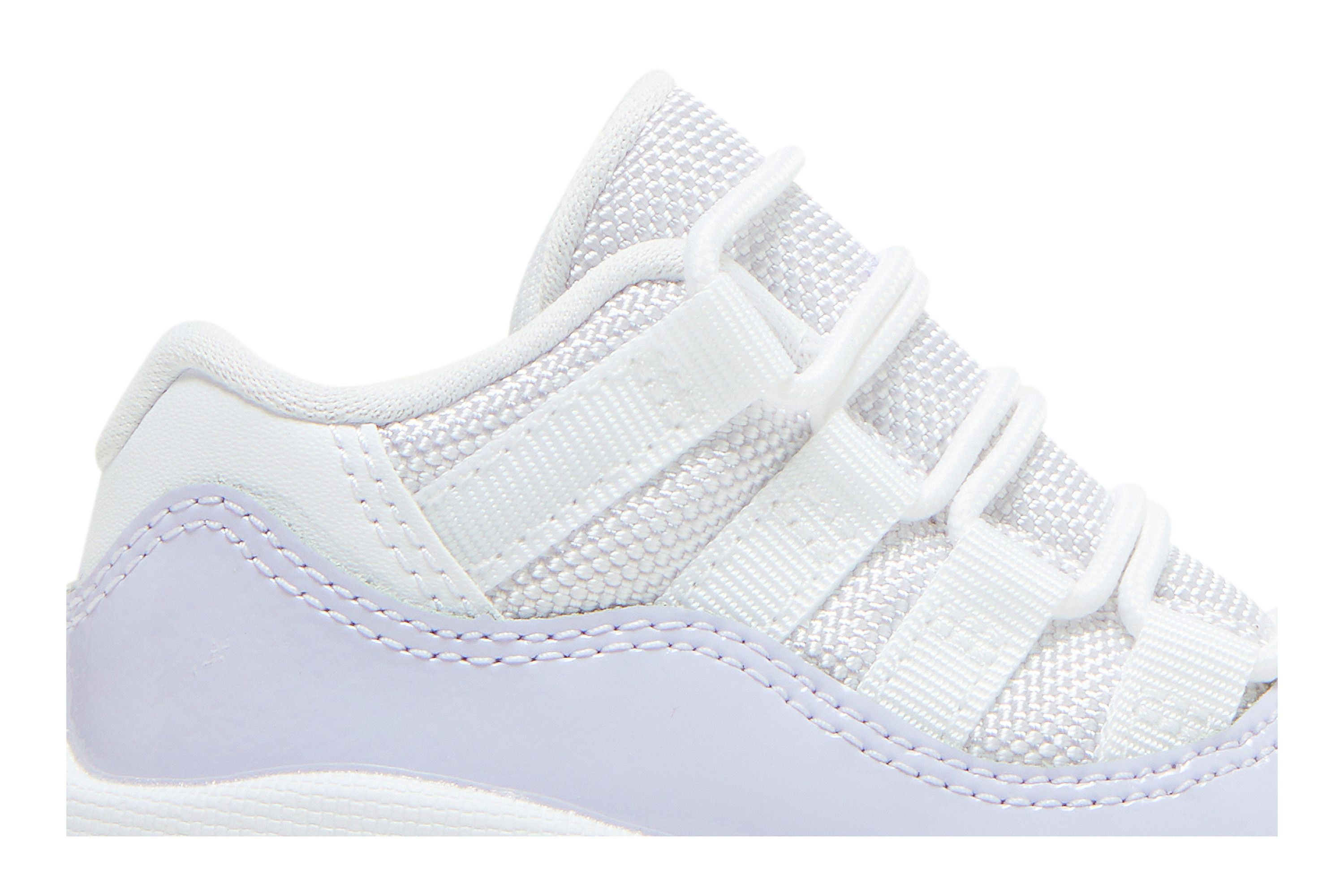 Order （幼兒版）Air Jordan 11 低筒復刻版 GT '白色純紫' 645107-101