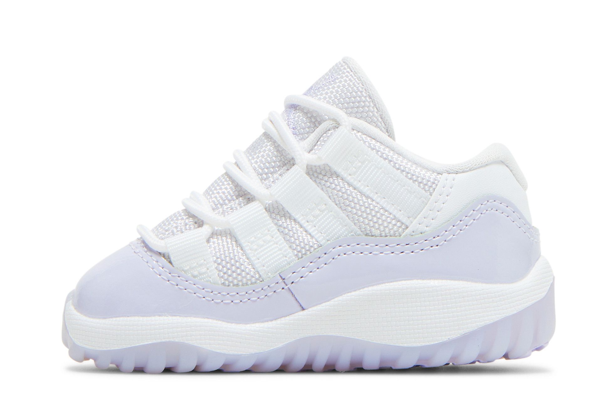 Lookbook （幼兒版）Air Jordan 11 低筒復刻版 GT '白色純紫' 645107-101