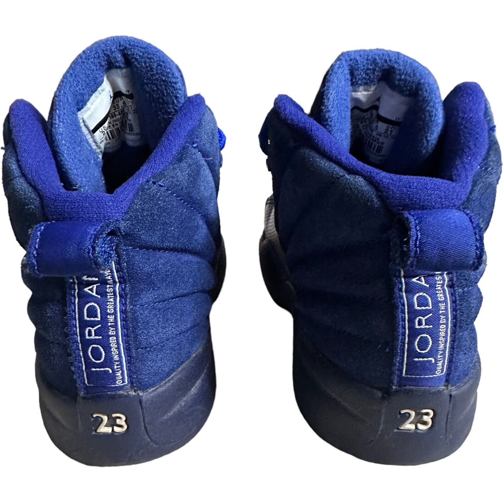 Shop （幼童）Air Jordan 12 復刻版 '深皇家藍' 850000-400