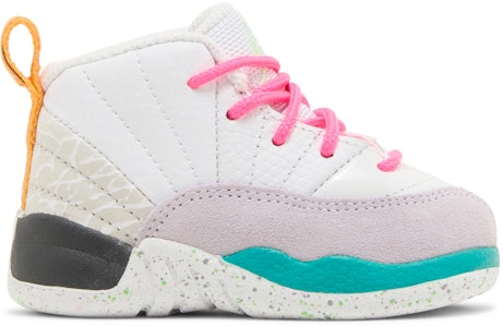 嬰幼兒 Jordan 12 Retro 舒適百搭 防滑減震 中筒 學步鞋 白粉 Buy 嬰幼兒 Jordan 12 Retro 舒適百搭 防滑減震 中筒 學步鞋 白粉