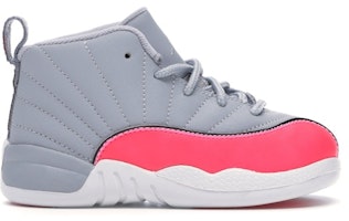 (Toddler) Air Jordan 12 Retro 'Wolf Grey Racer Pink' 819666-060 (Toddler) Air Jordan 12 Retro 'Wolf Grey Racer Pink' 819666-060