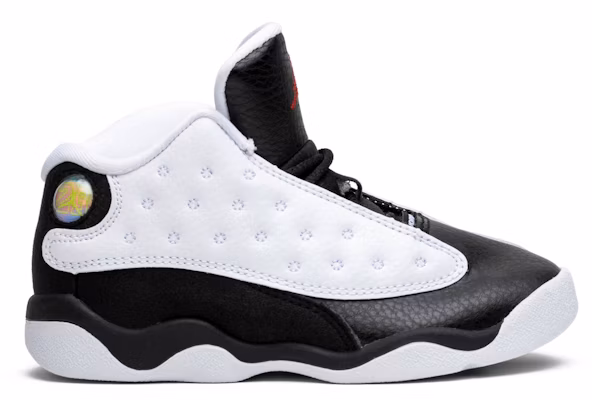 Black and white sales 13 jordans 2018