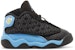 (TD) Air Jordan 13 Retro 'Hitam Biru Universiti' 414581-041