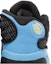 Sizing (TD) Air Jordan 13 Retro 'Hitam Biru Universiti' 414581-041