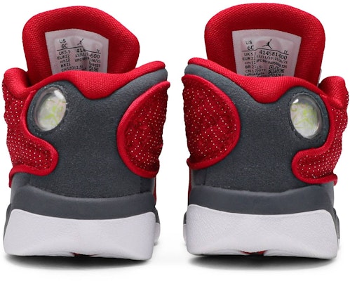 (TD) Air Jordan 13 Retro 'Red Flint' Merah Kelabu 414581-600 Details for (TD) Air Jordan 13 Retro 'Red Flint' Merah Kelabu 414581-600