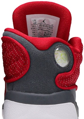 (TD) Air Jordan 13 Retro 'Red Flint' Merah Kelabu 414581-600 Sizing (TD) Air Jordan 13 Retro 'Red Flint' Merah Kelabu 414581-600