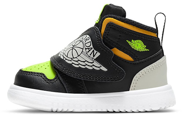 (Toddler) Air Jordan 1 Sky 'Black Green Orange' BQ7196-071 Buy (Toddler) Air Jordan 1 Sky 'Black Green Orange' BQ7196-071