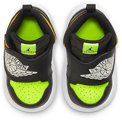 (Toddler) Air Jordan 1 Sky 'Black Green Orange' BQ7196-071 Shop (Toddler) Air Jordan 1 Sky 'Black Green Orange' BQ7196-071