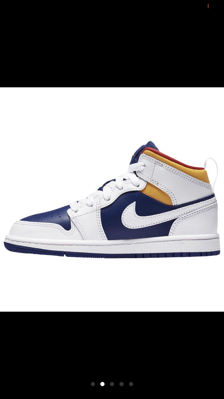 Buy (TD) Air Jordan 1 '白橙蓝' 640738-131