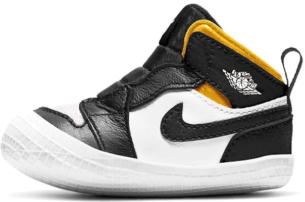 (Toddler) Air Jordan 1 Crib Bootie 'Black Varsity Maize' AT3745-017 Buy (Toddler) Air Jordan 1 Crib Bootie 'Black Varsity Maize' AT3745-017