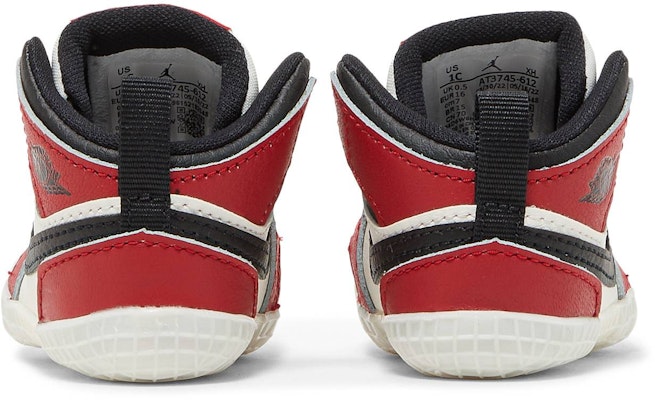 (Toddler) Air Jordan 1 Crib Bootie 'Chicago Lost & Found' AT3745-612 Details for (Toddler) Air Jordan 1 Crib Bootie 'Chicago Lost & Found' AT3745-612