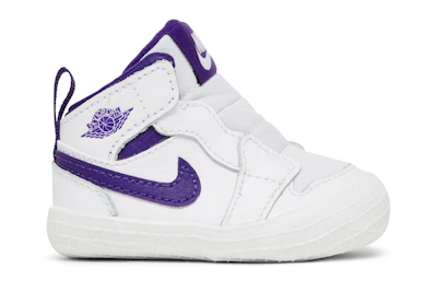 (Toddler) Air Jordan 1 Crib Bootie 'Court Purple'