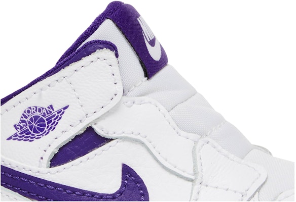 (Toddler) Air Jordan 1 Crib Bootie 'Court Purple' AT3745-151 Order (Toddler) Air Jordan 1 Crib Bootie 'Court Purple' AT3745-151