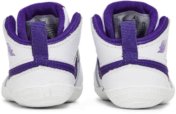 (Toddler) Air Jordan 1 Crib Bootie 'Court Purple' AT3745-151 Details for (Toddler) Air Jordan 1 Crib Bootie 'Court Purple' AT3745-151
