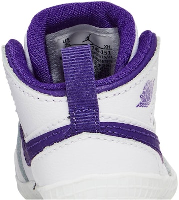 (Toddler) Air Jordan 1 Crib Bootie 'Court Purple' AT3745-151 Sizing (Toddler) Air Jordan 1 Crib Bootie 'Court Purple' AT3745-151