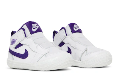 (Toddler) Air Jordan 1 Crib Bootie 'Court Purple'